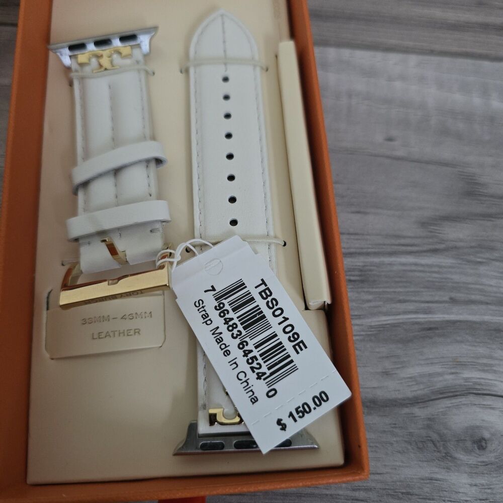 Tory Burch -Kira Leather Band for Apple Watch Size 33mm/46mm - Picture 6 of 7